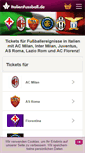 Mobile Screenshot of italienfussball.de